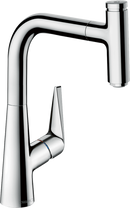 HansGrohe Talis Select M51 Tek Kollu Eviye Bataryası 300, Eco, Çekilebilir Gaga, 1Jet - 72826000