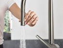 HansGrohe Talis M54 Tek Kollu Eviye Bataryası 210, Çekilebilir El Duşu, 2Jet, Sbox - 72801800