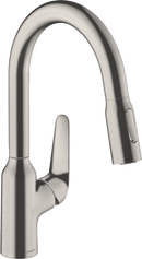 HansGrohe Focus M42 Tek Kollu Eviye Bataryası 180, Çekilebilir El Duşu, 2Jet - 71801800