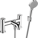 HansGrohe Vernis Blend 2 - Delikli Küvet Kenarı Banyo Bataryası Yönlendirme Valfi Ve Vernis Blend Vario El Duşu İle - 71461000