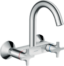 HansGrohe Logis M32 2 - Volanlı Eviye Bataryası Duvardan, Uzun Gaga, 1Jet - 71286000