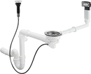 HansGrohe D16 - 11 Otomatik Gider Ve Taşma Seti Tek Hazneli Granit Eviye İçin - 43937000