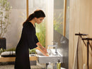 HansGrohe Metropol Tek Kollu Lavabo Bataryası 110 Çubuk Volan Ve Bas - Aç Gider Seti İle - 32507000