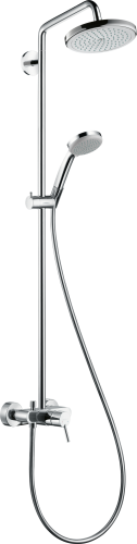 HansGrohe Croma Duş Kolonu 220 1 Jet, Tek Kollu Batarya İle - 27222000