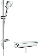HansGrohe Raindance Select E Aplike Duş Sistemi 120 3Jet, Ecostat Select Termostat Ve 65 Cm Duş Barı İle - 27038000