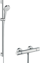 HansGrohe Croma Select S Aplike Duş Sistemi Vario, Ecostat Comfort Termostat Ve 90 Cm Duş Barı İle - 27014400
