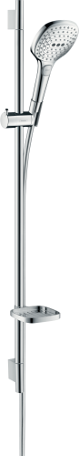 HansGrohe Raindance Select E Duş Seti 120 3 Jet, Ecosmart, 9Lt/Dk, 90 Cm Duş Barı Ve Sabunluk İle - 26623400