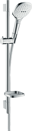 HansGrohe Raindance Select E Duş Seti 120 3 Jet, Ecosmart, 9Lt/Dk, 65 Cm Duş Barı Ve Sabunluk İle - 26622400