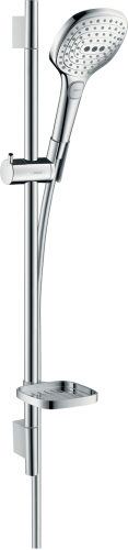 HansGrohe Raindance Select E Duş Seti 120 3 Jet, Ecosmart, 9Lt/Dk, 65 Cm Duş Barı Ve Sabunluk İle - 26622000