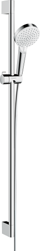 HansGrohe Crometta Duş Seti Vario, Ecosmart, 9 Lt/Dk, 90 Cm Duş Barı İle - 26538400
