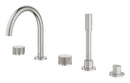 Grohe Atrio Private Collection 5 Delikli Küvet Bataryası - 25226DC0