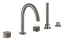 Grohe Atrio Private Collection 5 Delikli Küvet Bataryası - 25226AL0