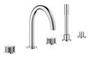 Grohe Atrio Private Collection 5 Delikli Küvet Bataryası - 25226000