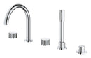 Grohe Atrio Private Collection 5 Delikli Küvet Bataryası - 25226000