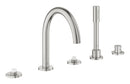 Grohe Atrio Private Collection 5 Delikli Küvet Bataryası - 25224DC0