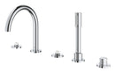 Grohe Atrio Private Collection 5 Delikli Küvet Bataryası - 25224000