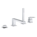 Grohe Eurocube Dört Delikli Küvet Bataryası - 19897001