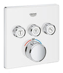 Grohe Grohtherm Smartcontrol Üç Valfli Akış Kontrollü, Ankastre Termostatik Duş Bataryası - 29157Ls0