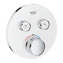 Grohe Grohtherm Smartcontrol Çift Valfli Akış Kontrollü, Ankastre Termostatik Duş Bataryası - 29151Ls0