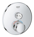 Grohe Grohtherm Smartcontrol Tek Valfli Akış Kontrollü, Ankastre Termostatik Duş Bataryası - 29118000