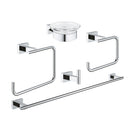 Grohe Essentials Cube 5'İ Bir Arada Banyo Aksesuar Seti - 40758001