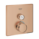 Grohe Grohtherm Smartcontrol Tek Valfli Akış Kontrollü, Ankastre Termostatik Duş Bataryası - 29123Dl0