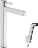 HansGrohe Finoris Tek Kollu Lavabo Bataryası 260, Bidette El Duşu Ve 160 Cm Duş Hortumu İle - 76220000