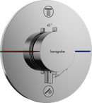 Hansgrohe 2 fonksiyona yönelik ankastre kurulum için RainSelect Comfort S Termostat - 15554000