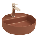 Isvea Infinity Terracotta Batarya Delikli Tezgah Üzeri Lavabo 42 cm