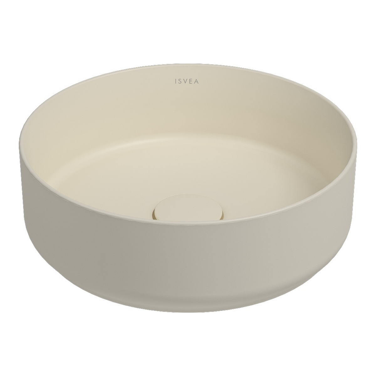 Isvea Infinity Fildişi Tezgah Üzeri Lavabo 36 cm