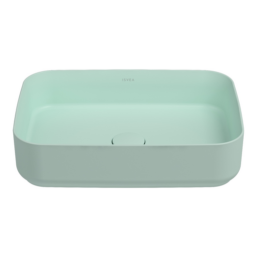 Isvea Infinity Mint Yeşil Tezgah Üzeri Lavabo 50 cm