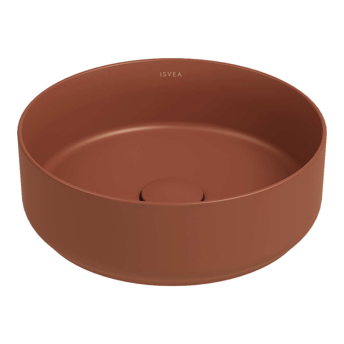 Isvea Infinity Terracotta Tezgah Üzeri Lavabo 36 cm