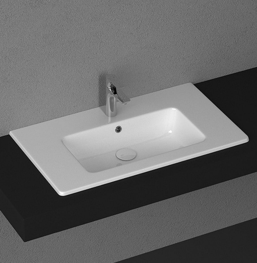 Isvea SistemaT 76 cm Flat Lavabo
