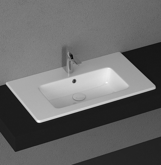 Isvea SistemaT 76 cm Flat Lavabo