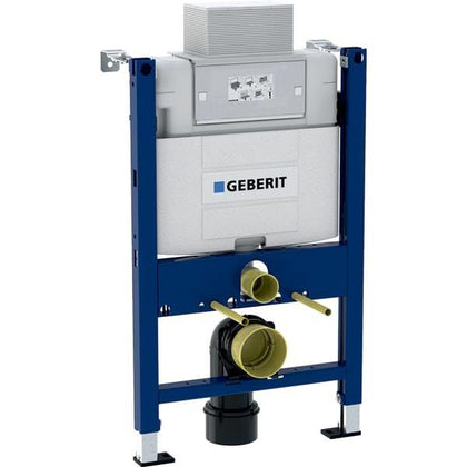 Asma klozet için Geberit Duofix elemanı, 82 cm, Alpha 12 cm gömme rezervuar ile, 6/3 litre