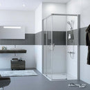 Design Pure Kare 90x90 Cm Duşakabin Parlak/Mat Profil