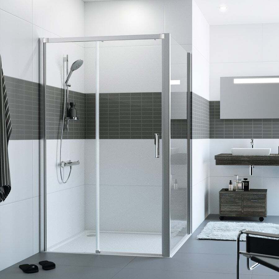 Hüppe Design Pure Sürgülü  Duşakabin (99-121 cm Arası )