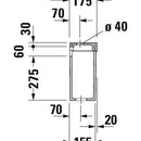 Duravit 1930 Seri Rezervuar, Klozet Hariçtir 0872210005