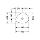 Duravit Cape Cod Çanak Lavabo 50 cm 2339500000