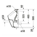 Duravit ME By Starck Rimless Elektrikli Pisuvar 2809310093