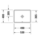 Duravit Starck 3 Tezgah Altı Lavabo 49 cm 0305490000