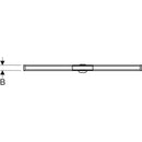 Geberit duş kanalı CleanLine20: L=30-130cm, elektro polisajlı paslanmaz çeli, fırçalanmış paslanmaz çelik