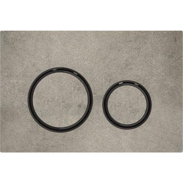 Sigma50 round, Siyah krom/Beton