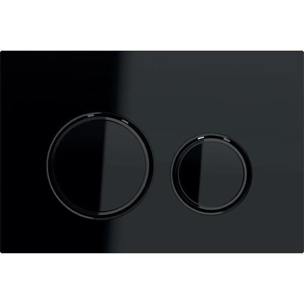 Sigma50 round, Siyah krom/Siyah cam
