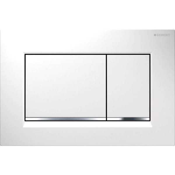Sigma20 square, Beyaz/Parlak krom