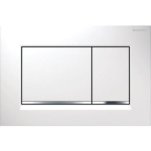 Sigma20 square, Beyaz/Parlak krom
