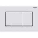 Sigma20 square, Mat beyaz/Parlak krom