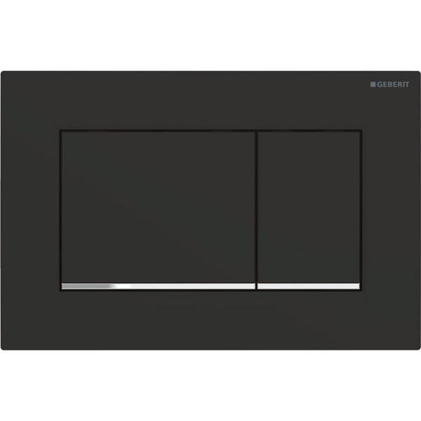 Sigma20 square, Mat siyah/Parlak krom