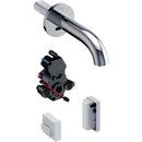 Geberit lavabo bataryası Piave, ankastre, jeneratörlü, sıva altı fonksiyon kutusu için: Parlak krom, L=22cm, Mikser=Miksersiz