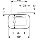 Geberit One Cleandrain Kabuk Şekilli Çanak Lavabo - 505051001